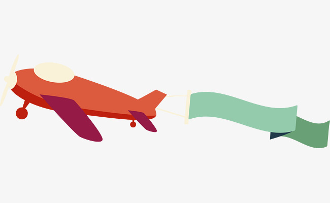 650x400 Red Cartoon Airplane, Cartoon Airplane, Cartoon, Aircraft Png