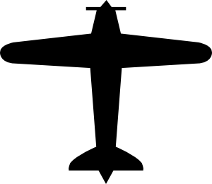 300x260 Airplane Clip Art Free Vector 4vector