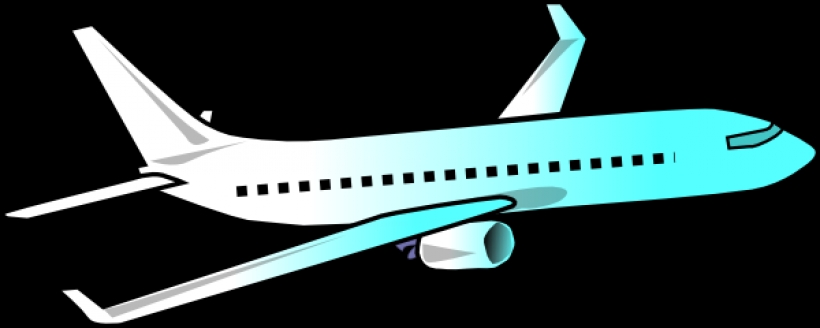 820x328 Airplane Clipart Black And White Free Clipart Images 2