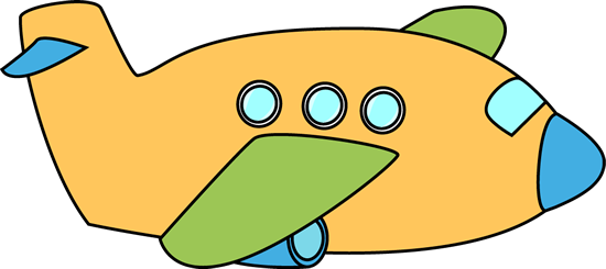 550x245 Yellow Airplane Clip Art