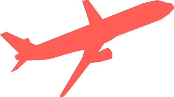 600x335 Airplane Coral Clip Art