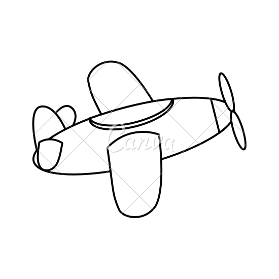 550x550 Drawn Airplane Toy Line