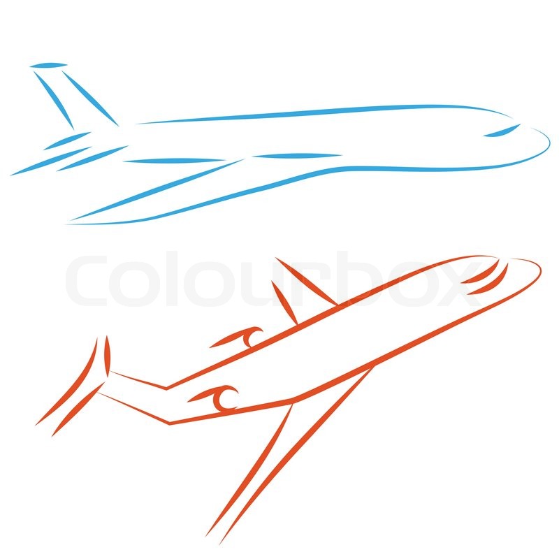 800x800 Flying Vector Airplane, Icon Plane. Airliner, Jet. Passenger