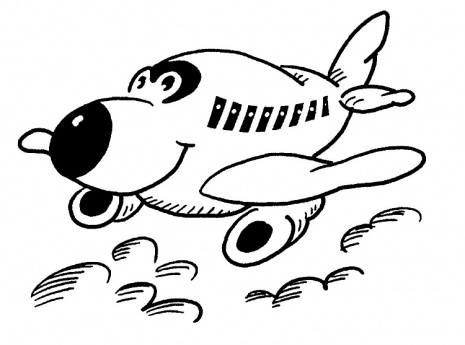 465x345 Coloring Pages For Kids Airplane Coloring Pages