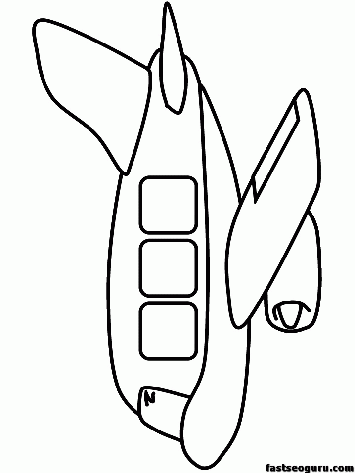 718x957 Airplane Coloring Pages For Kids