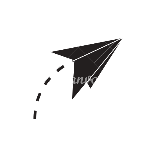 550x550 Paper Airplane