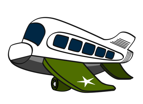 500x363 Military Airplane Cartoon Vector Public Domain Vectors