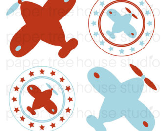 340x270 Airplane Clipart Etsy