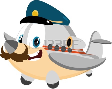 450x361 Cartoon Jet About To Take Off Stock Photo, Picture And Royalty