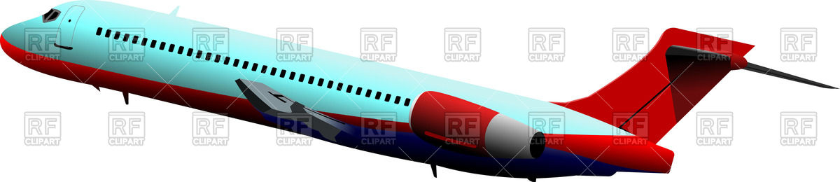 1200x260 Airliner Taking Off