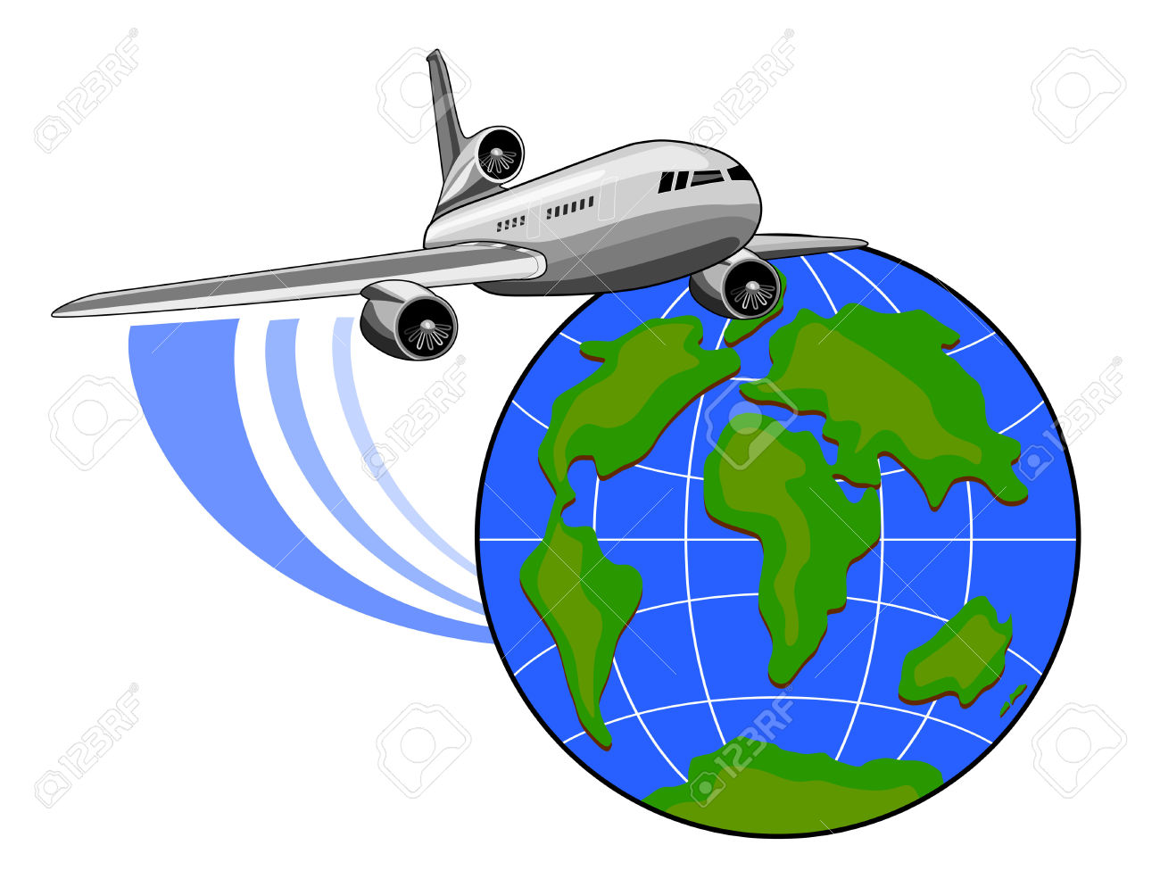 Airplane Travel Clipart | Free download on ClipArtMag