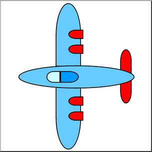 304x304 Clip Art Basic Shapes Airplane Color I Abcteach