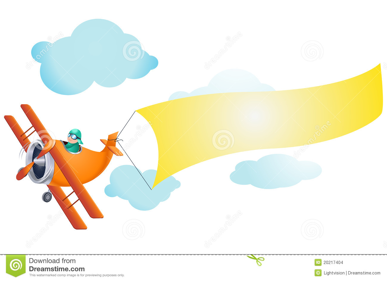 1300x944 Airplane With Banner Clipart Clipart Panda