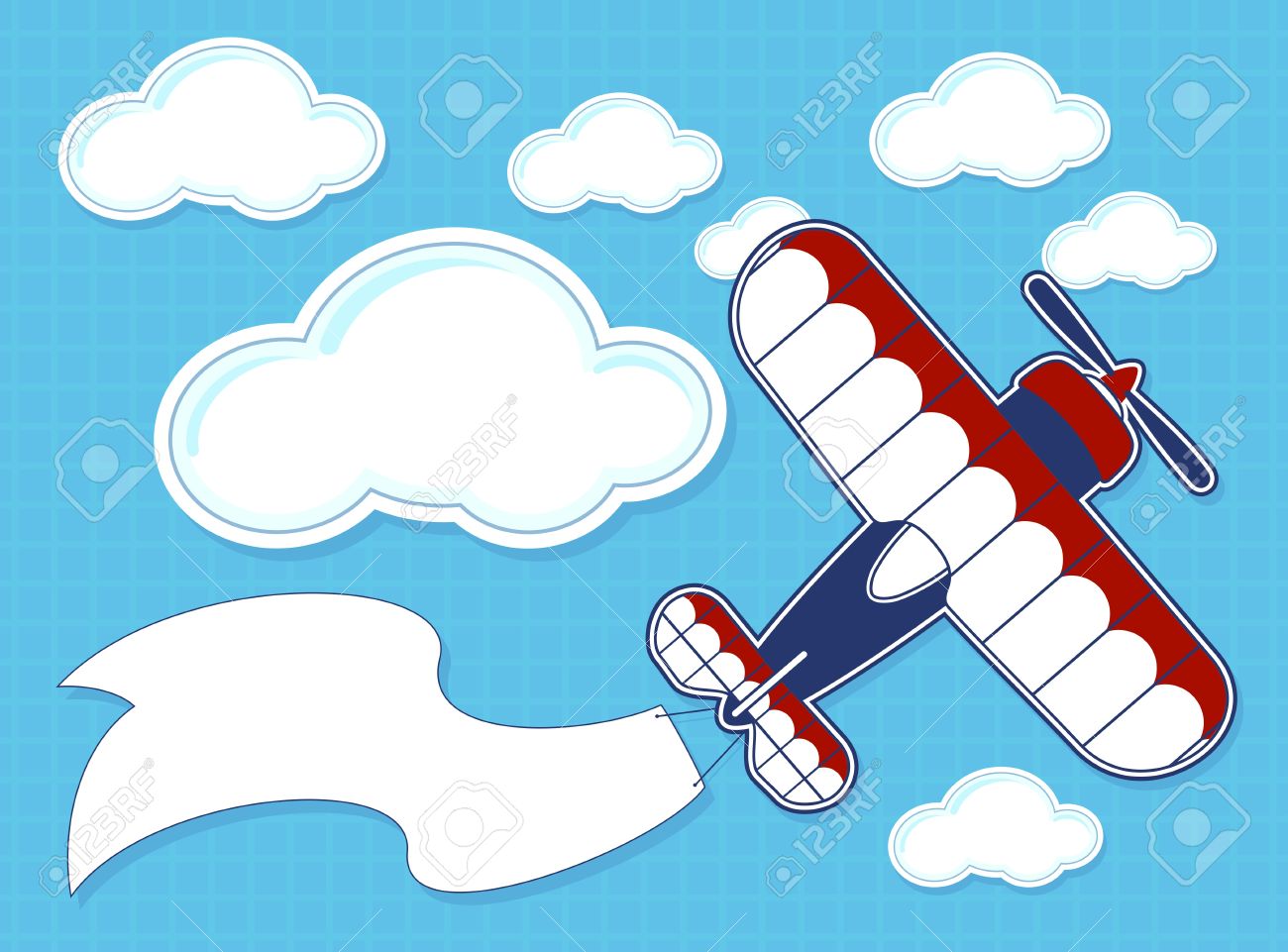 1300x961 Airplane Clipart Blank Banner