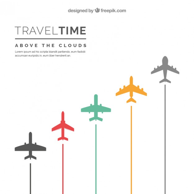 626x626 Travel Time Background Vector Free Download