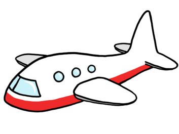 353x265 Airplane Clipart Printable