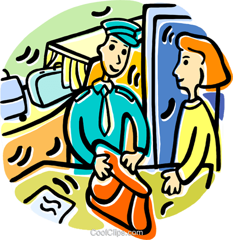 465x480 Airport Security Royalty Free Vector Clip Art Illustration