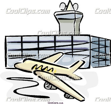 375x351 Airport Clipart Plane