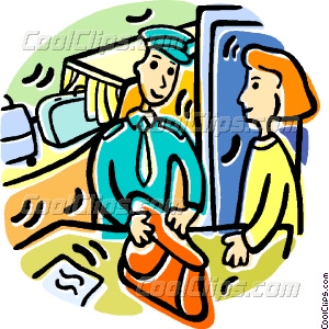 300x300 Airport Security Vector Clip Art