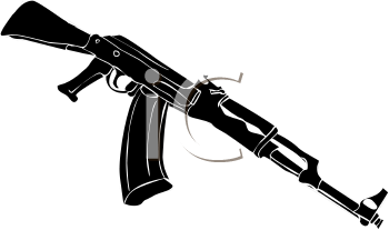 350x207 Assault Rifle Clipart Ak47