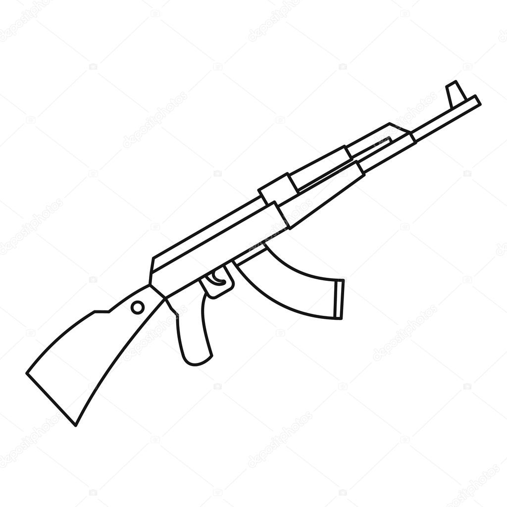 1024x1024 Vector Ak47