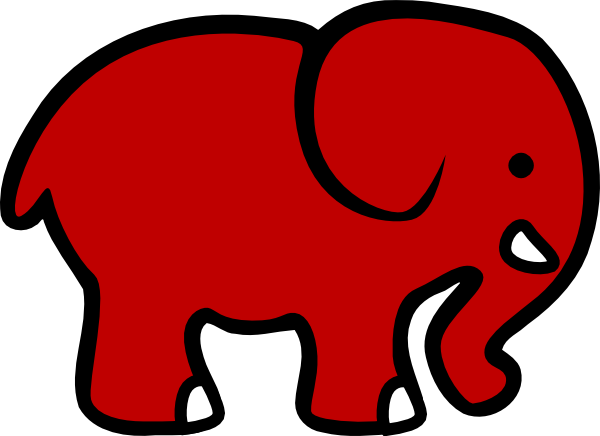 600x436 Alabama Elephant Face Clipart