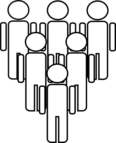 486x599 Outline Person Clip Art