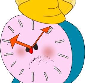 285x280 Cute Alarm Clock Vector Set Vector Misc Free Vector Free Download