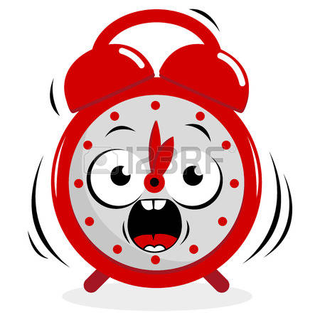 450x450 Ringing Alarm Clock Clipart