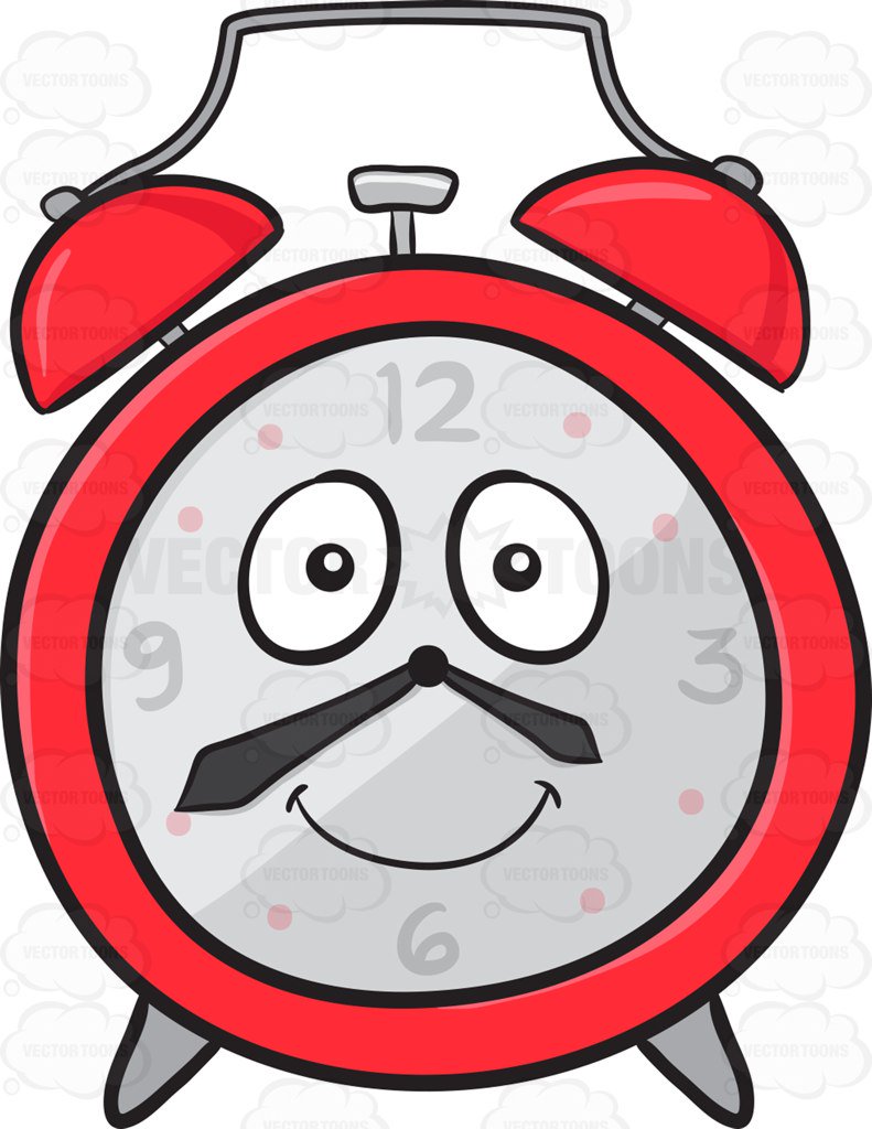 791x1024 Smiling And Happy Alarm Clock Emoji Cartoon Clipart