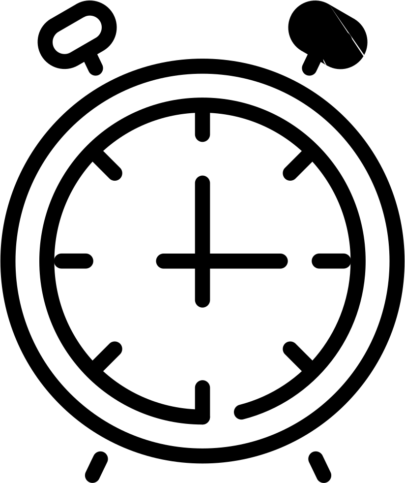 824x981 Alarm Clock Svg Png Icon Free Download ( 6545)