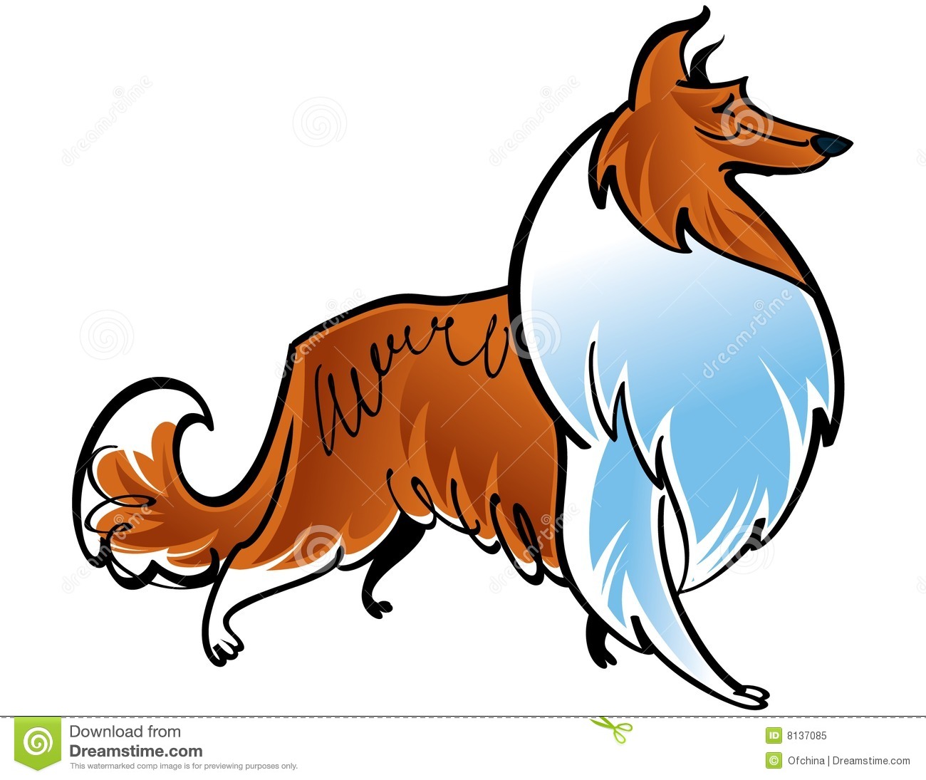 1300x1095 Collie Clipart