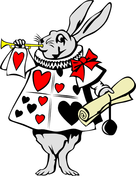 462x599 Rabbit From Alice In Wonderland Clip Art