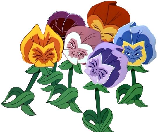 540x452 Alice In Wonderland Clipart Flower Garden