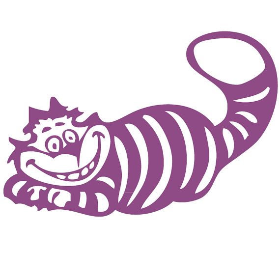 570x570 Cheshire Cat Clipart Car Sticker