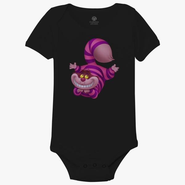 600x600 Disney Alice In Wonderland Cheshire Cat Face T Shirt Baby Onesies