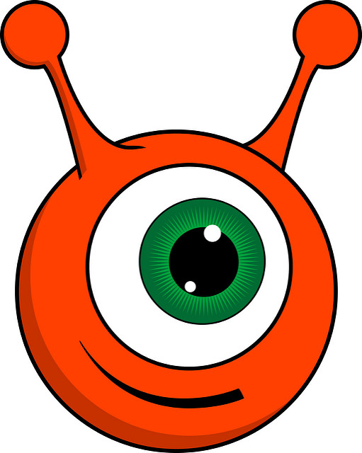 511x640 Alien Clipart Orange Alien