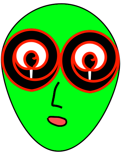 389x500 Alien Cartoons 3 Clip Art Download