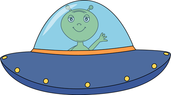 550x305 Space Clipart Alien Ship
