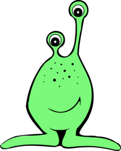 240x299 My Alien Clip Art