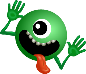 299x258 One Eyed Alien Clip Art