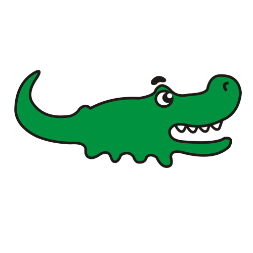 500x500 Free Clip Art Alligator Clipart Image 3