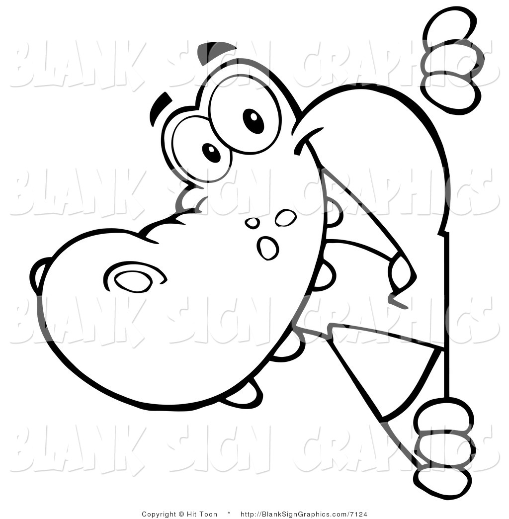 1024x1044 Vector Illustration Ofn Outlinedlligator Lookinground