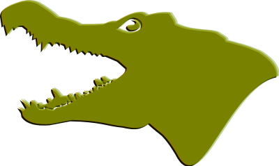 400x239 Free Clip Art Alligator Clipart 3 Clipartcow Clipartix