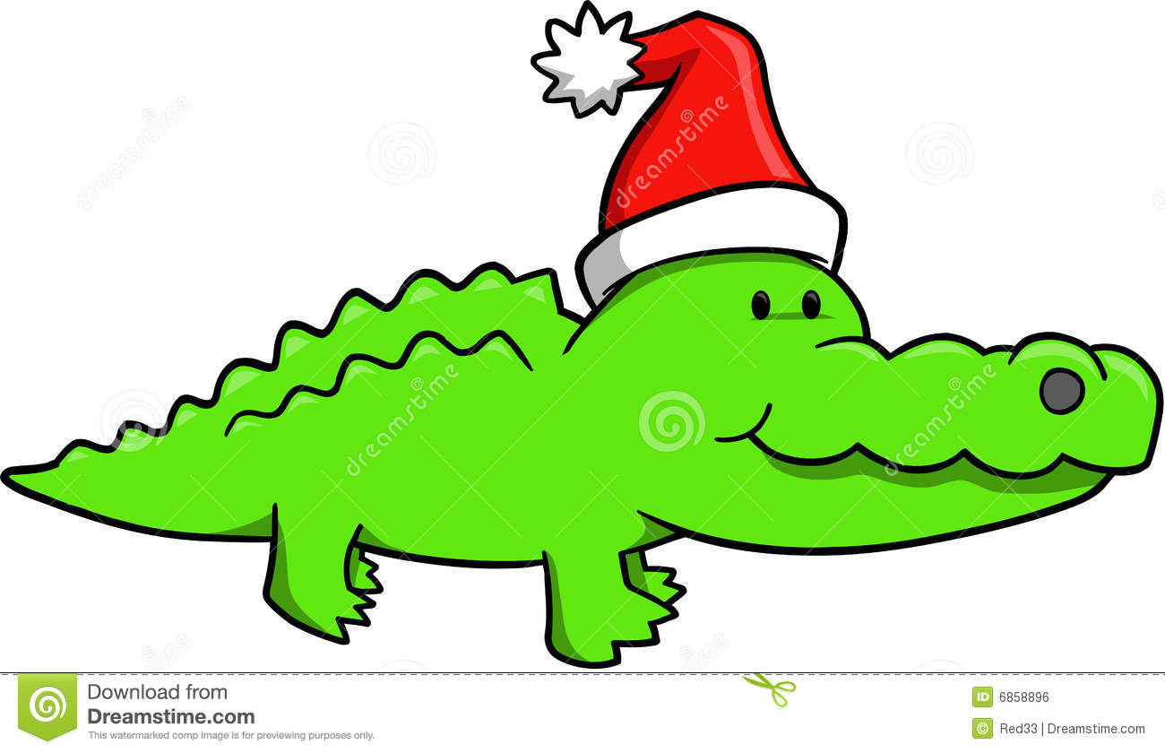 1300x840 Free Holiday Gator Clipart