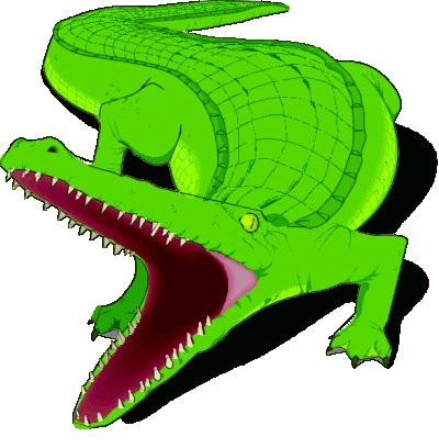 400x408 Amazing Aligator Clipart