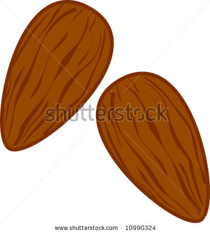 424x470 Almond Nut Clip Art Download Clipart Panda