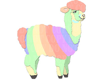 340x270 Alpaca Clipart Etsy