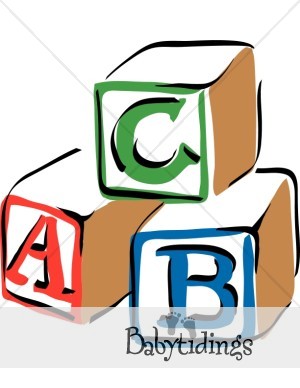 300x388 Baby Blocks Clipart