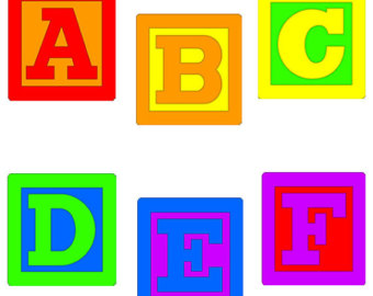340x270 Baby Blocks Clipart Etsy